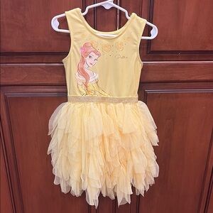 Disney Yellow Belle Theater Dress with Tulle Skirt